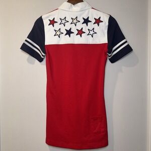 girls golf Collection Golf Dress Girls Small (7-8) Starts Red Patriotic Collared